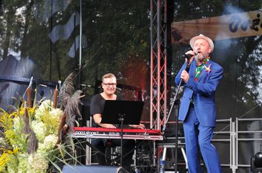 Dobra zabawa na dożynkach gminy Wieluń
